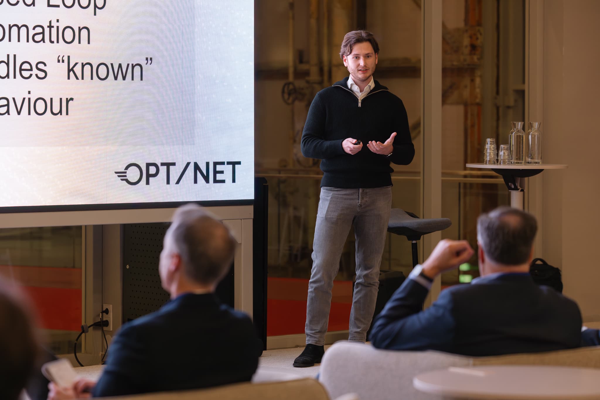 Seva Matselyukh, co-founder and business development director of OPT/NET, at Blue Magic Netherlands. © Nadia ten Wolde