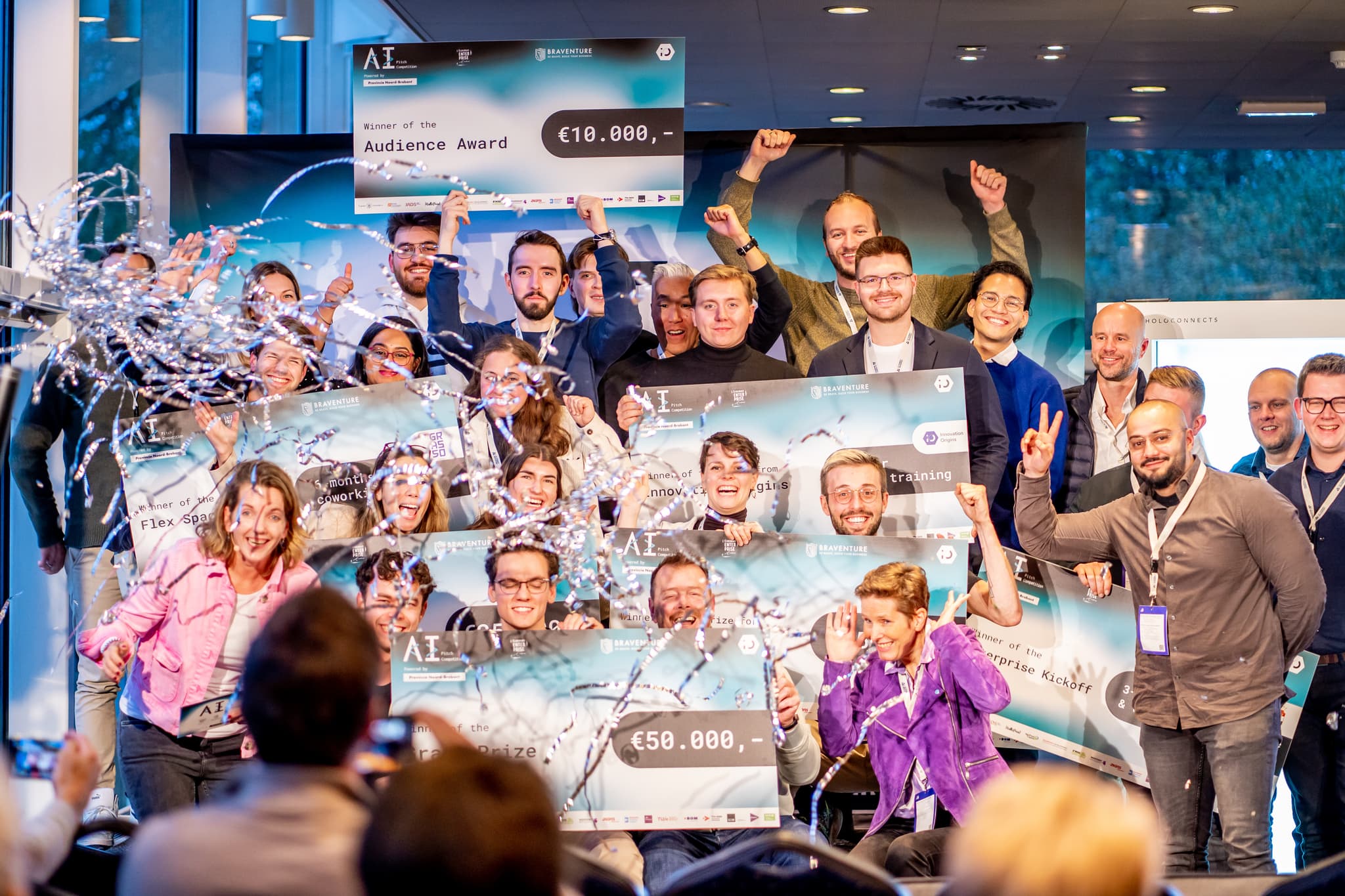 Alle winnaars van vorig jaar bij elkaar