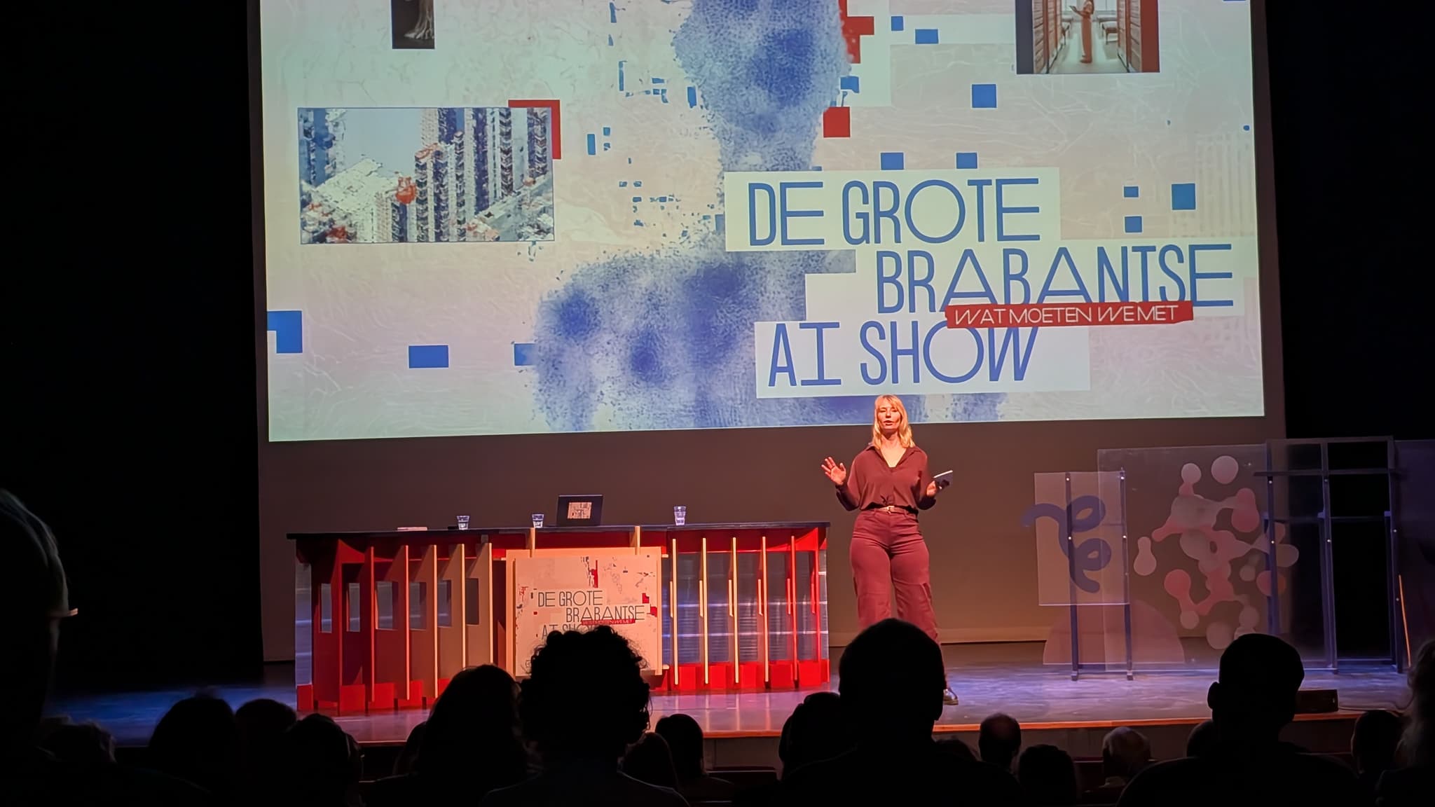 Eef Berends tijdens de Grote Brabantse AI Show