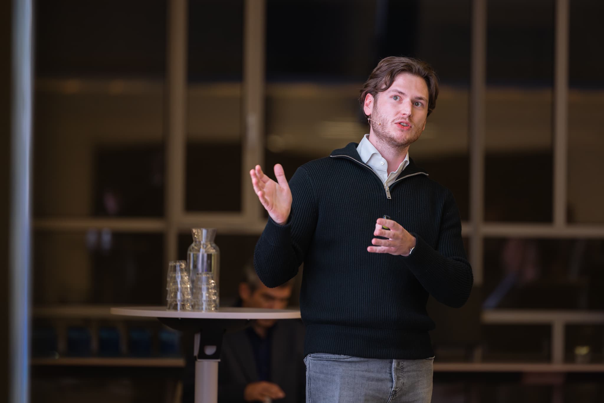 Seva Matselyukh, co-founder and business development director of OPT/NET, at Blue Magic Netherlands. © Nadia ten Wolde