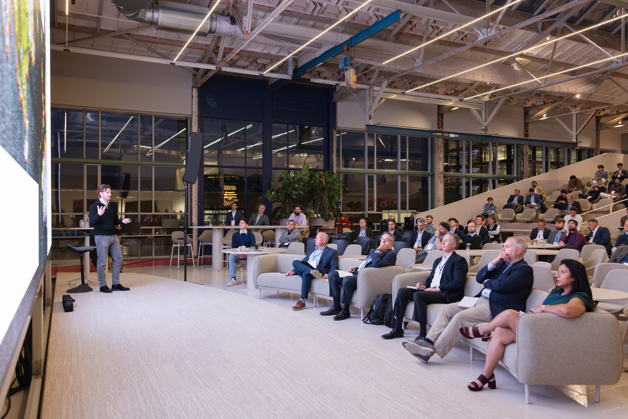 Seva Matselyukh, co-founder and business development director of OPT/NET, at Blue Magic Netherlands. © Nadia ten Wolde