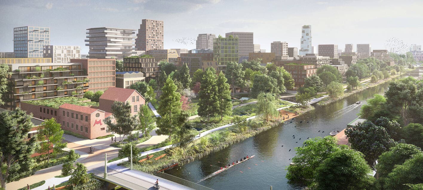 Utrecht Merwede: no cars © Landscape Architects