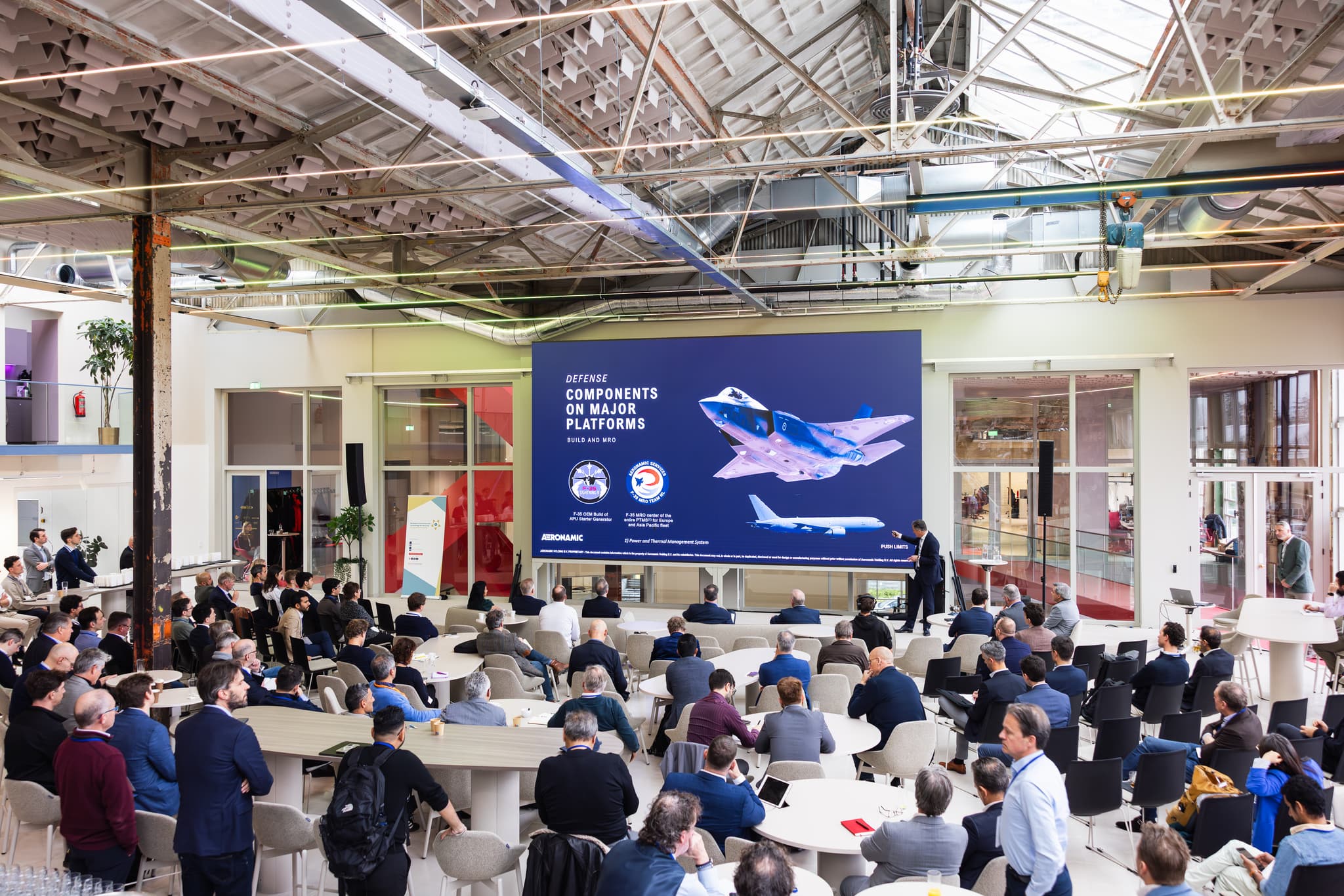 Business development manager Patrick Haagmans, Aeronamic, at Blue Magic Netherlands. © Nadia ten Wolde