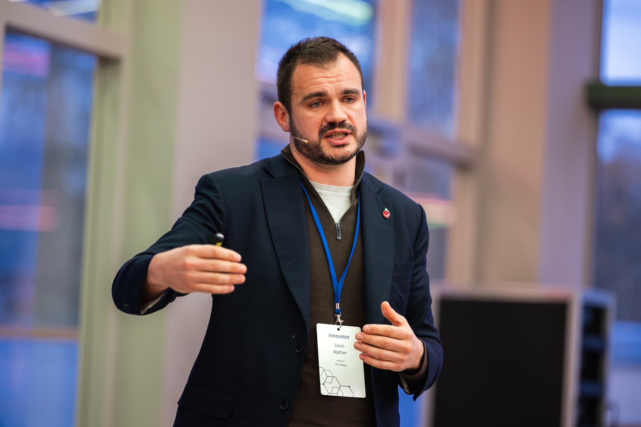 Louis Mather, VP Strategy at Axelera AI, © Nadia ten Wolde