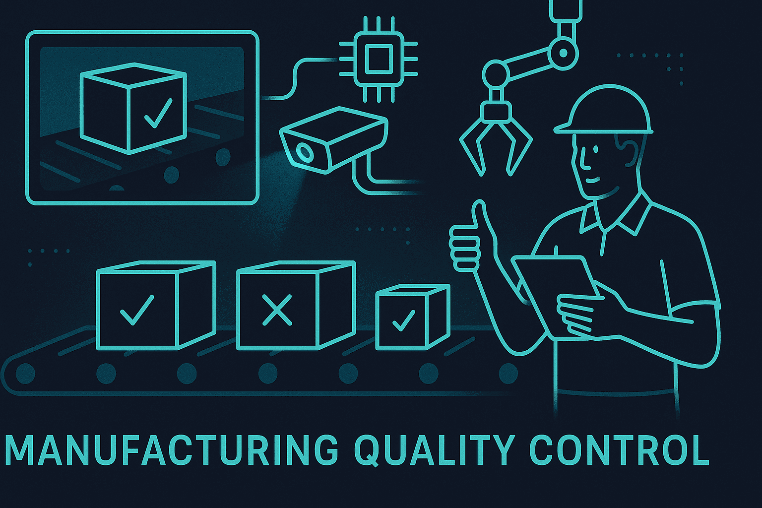 manufacturing quality control infographic